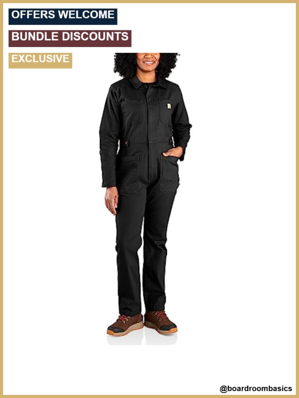 Carhartt Rugged Flex Relaxed Fit Canvas Coverall Work Utility